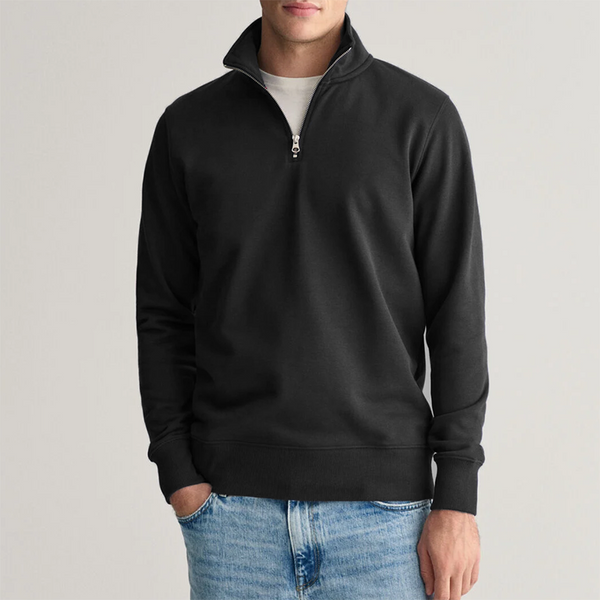 Men's Sophisticated Versatile Business Solid Color Basic Sweatshirt