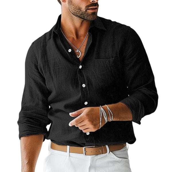 Gentleman's casual basic shirt